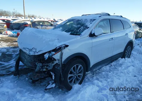 2017 Hyundai Santa Fe Se из США, поврежденный, VIN KM8SMDHFXH4220453